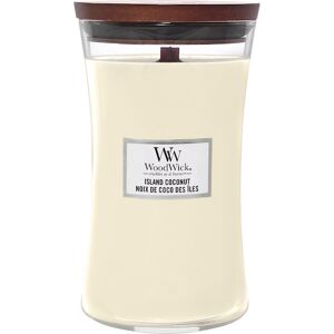 WoodWick Rumdufte Duftende stearinlys Island Coconut Large Jar