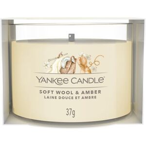 Yankee Candle Rumdufte Votivlys i glas Soft Wool & Amber