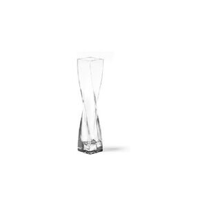 LEONARDO Swirl, Firkantet vase, Glas, Transparent, Transparent, Indendørs & udendørs, CE