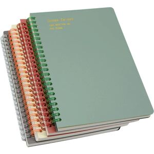 Notebooks, Spiral Notebooks, 4 stk