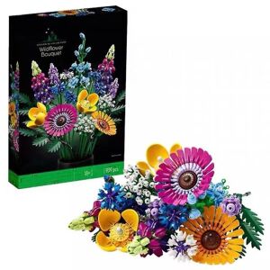 2023 Byggeklods Blomster Og Lavendel 10313 Vildblomstbuket Valentinsdag Unik boligindretning, botanisk samling 2