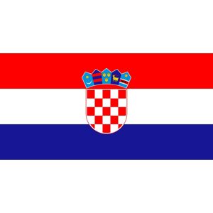 Hiprock Kroatiens flag Croatia