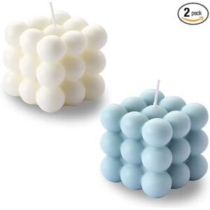 Bubble Candle - Cube Soy Wax Candle, Home Decor Candle, Duft