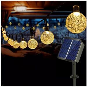 unbranded LED String Lights Balkon Krystalkugler 60 LED 11m 8 Modes