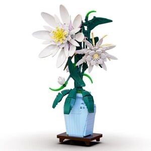 Toyz Land DIY Vase Epiphyllum Arrangement Blomster Romantisk Træ Hus Montage Bygning Klodse Klassisk Model Klodser Sæt Børn