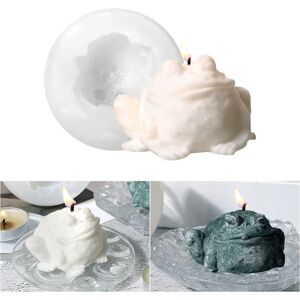 3D Toad Candle Silikone Forme Animal Resin Støbeform til