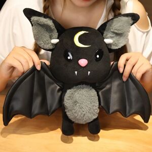 Mørke flagermus, dæmoner, kanindukker Halloween-gaver - perfekt Black bats 30cm