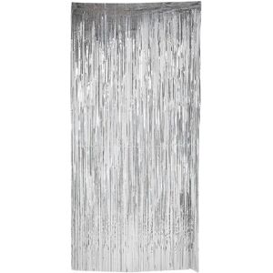 Sweden Quickstyle Dørgardin Sølv Glitter 92x240 cm Silver one size