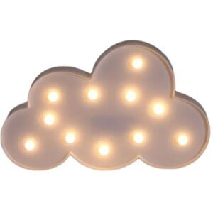 Cloud Night Light Marquee Light Sign Plast Bord Vägglampa Dekor Moln Dekoration