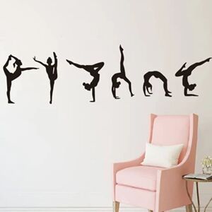 2 stk Tapeter Gymnastik Wall Sticker Mural Sticker