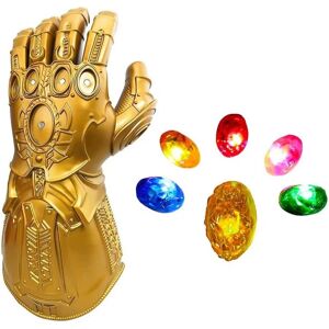 Led Light Up Infinity Gauntlet Thanos-handskerne med aftagelig magnet Infinity Stones