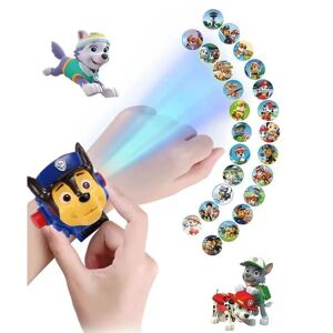 BATTERY Paw Patrol klocka med projektor funktion- 24st Bildspel zdq