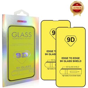 2-PACK -9D skærmbeskytter Motorola Moto G62 5G hærdet glas (6,5 tommer)