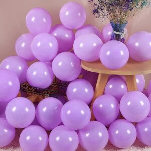 200 stykker pastel lilla ballon 5 tommer mini makron latex