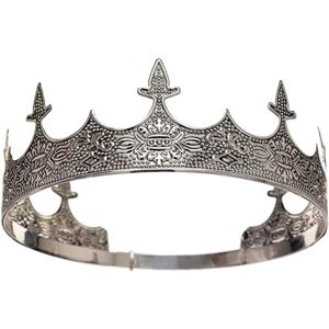Antik sølv kongekrone - kongelig krone til mænd til gallafest