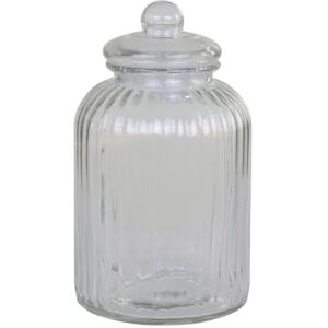 Store glaskrukker med låg - flere størrelser Chic Antique Transparent H32/Ø17,5 cm 460 cl