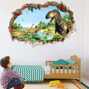 AVANA Dinosaur wallsticker Wallsticker til børn, Stor dinosaurvæg