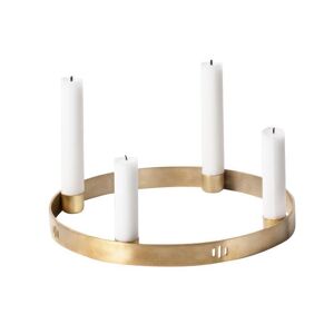 Ferm Living Candle Holder Circle Large Ø: 38 cm - Messing