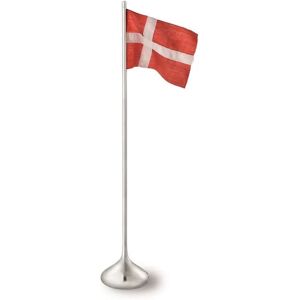 Rosendahl Dannebrog Bordflag H: 35 cm - Rød/Hvid/Sølv