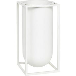 Audo Copenhagen Kubus Lolo Vase H: 24 cm - Hvid