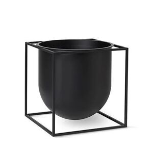 Audo Copenhagen Kubus Flowerpot 23 23x23 cm - Sort