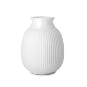 Lyngby  Porcelæn Lyngby Porcelæn Curve Vase H: 17,5 cm - Hvid