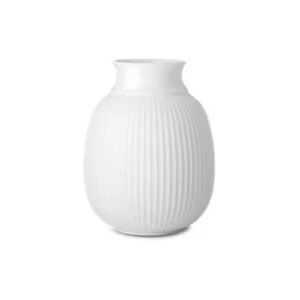 Lyngby  Porcelæn Lyngby Porcelæn Curve Vase H: 12 cm - Hvid