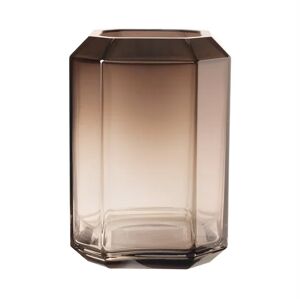 LOUISE ROE Jewel Vase Glass H: 26 cm - Smoke