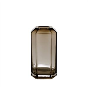 LOUISE ROE Jewel Vase Glass H: 16 cm - Smoke