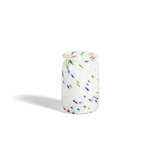 HAY Splash Vase M H: 22,5 cm - Roll Neck/White Dot