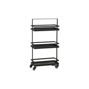 Nordal VOLLOS Trolley 80x42cm - Sort OUTLET