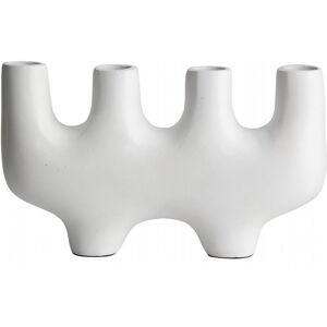 Nordal SEIL Candle Holder H: 13 cm - White OUTLET