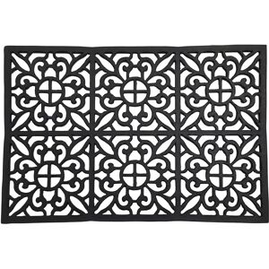 Nordal SPICA Doormat 75x50,5 cm - Black Rubber