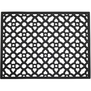 Nordal CETUS Doormat 71x54 cm - Black Rubber