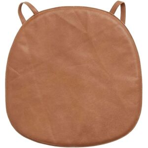 Nordal SKIN Leather Seat Pad 40x39 cm - Brown OUTLET