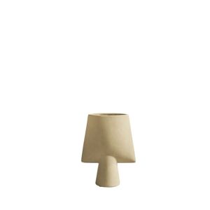 101 Copenhagen Sphere Vase Square Mini H: 25 cm - Sand OUTLET
