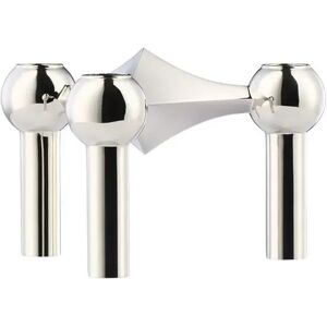 STOFF Nagel Candle Holder H: 6,5 cm - Chrome