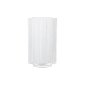 LOUISE ROE Funki Vase Rounded H: 34 cm - Opal White