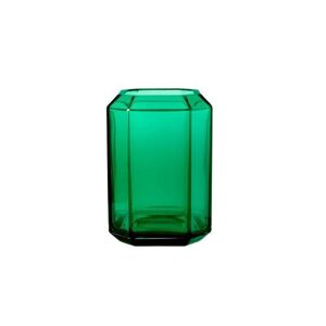 LOUISE ROE Jewel Vase Glass H: 20 cm - Green
