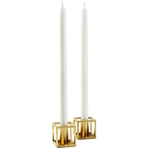 Audo Copenhagen Kubus Micro 3,5x3,5 cm 2 stk - Guld