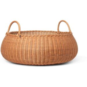 Ferm Living Braided Basket Low Ø: 60 cm - Natural