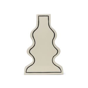 Ferm Living Paste Vase Curvy H: 36 cm - Off-White