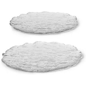 Ferm Living Momento Glass Stones Large Set of 2 Ø: 21 cm - Clear