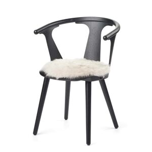 Natures Collection New Zealand Sheepskin Seat Cover Long Wool Round Ø: 38 cm - Linen OUTLET