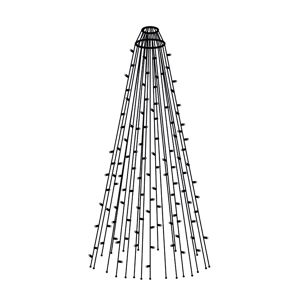 Sirius Tech-Line Flagstang H: 10,35 m - Sort/Varm Hvid