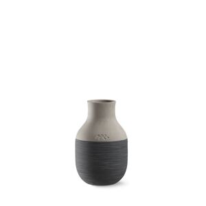 Kähler Omaggio Vase H: 12,5 cm - Antracitgrå