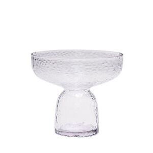 Hübsch Aino Vase H: 19 cm - Klar Glas