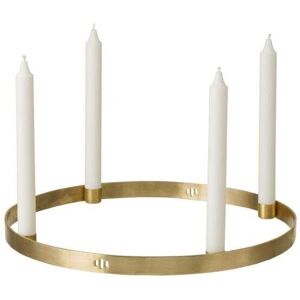 ferm LIVING - Candle Holder Circle Large Brass