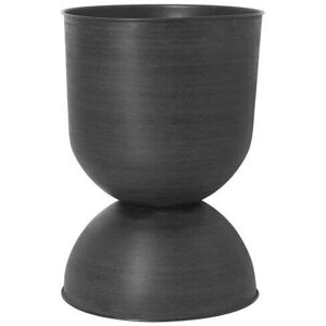 ferm LIVING - HourGlas Pot Large Black/D. Grey