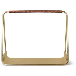 ferm LIVING - Port Wood Basket Brass